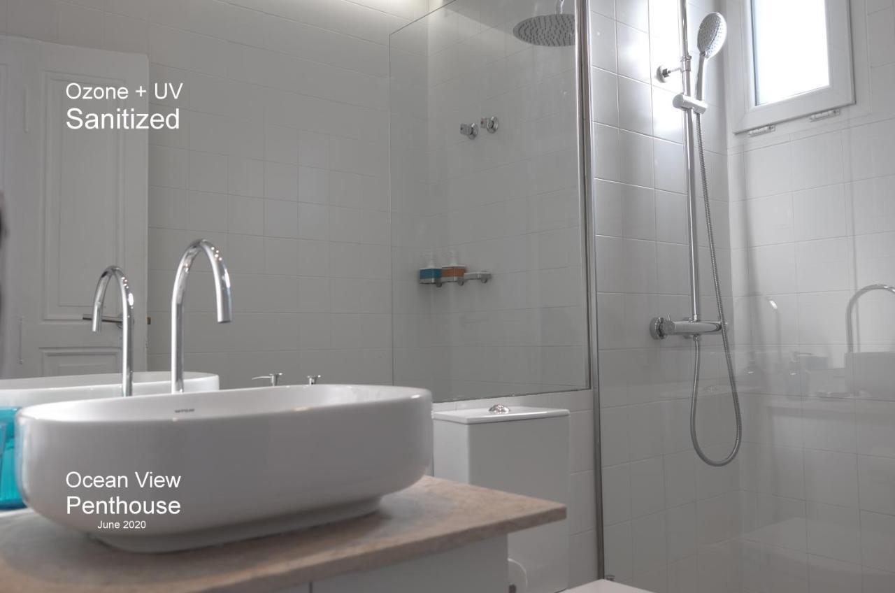 Ocean View Penthouse Apartment Paco de Arcos Bagian luar foto