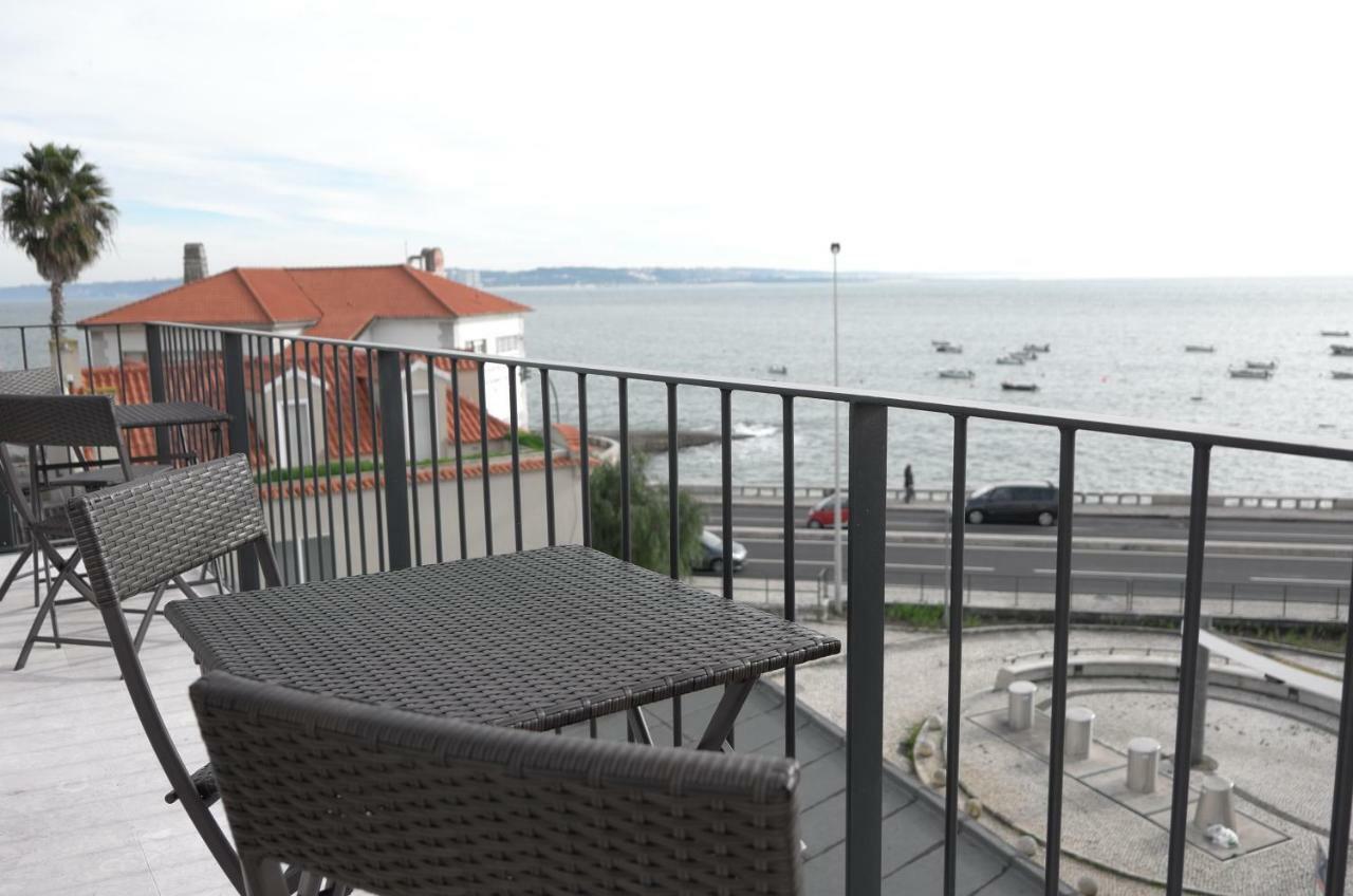 Ocean View Penthouse Apartment Paco de Arcos Bagian luar foto